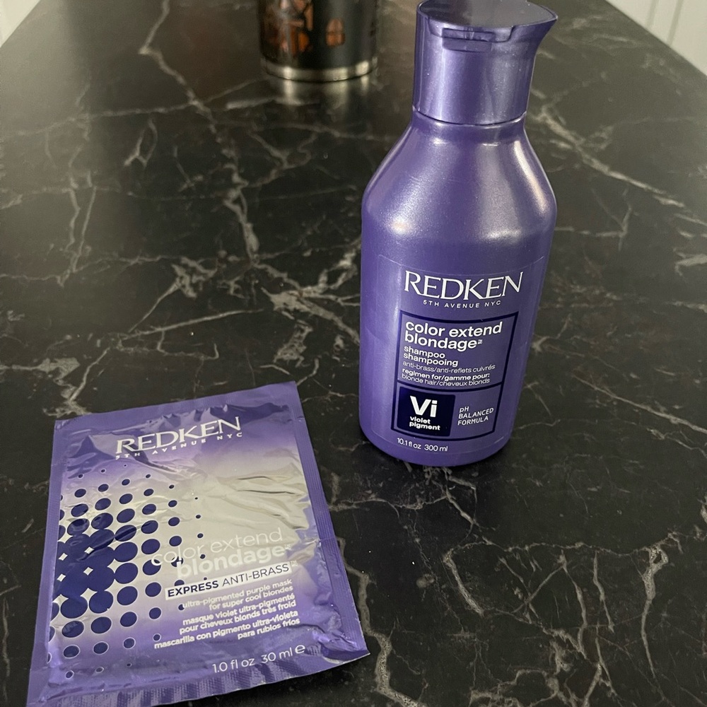 Redken Color Extend Blondage Shampoo and Express Anti-Brass Mask. Brand new!
